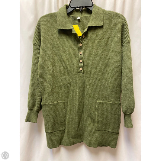 Sweater By Clothes Mentor In Green, Size: M