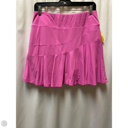 Athletic Skort By Ibkul In Pink, Size: M