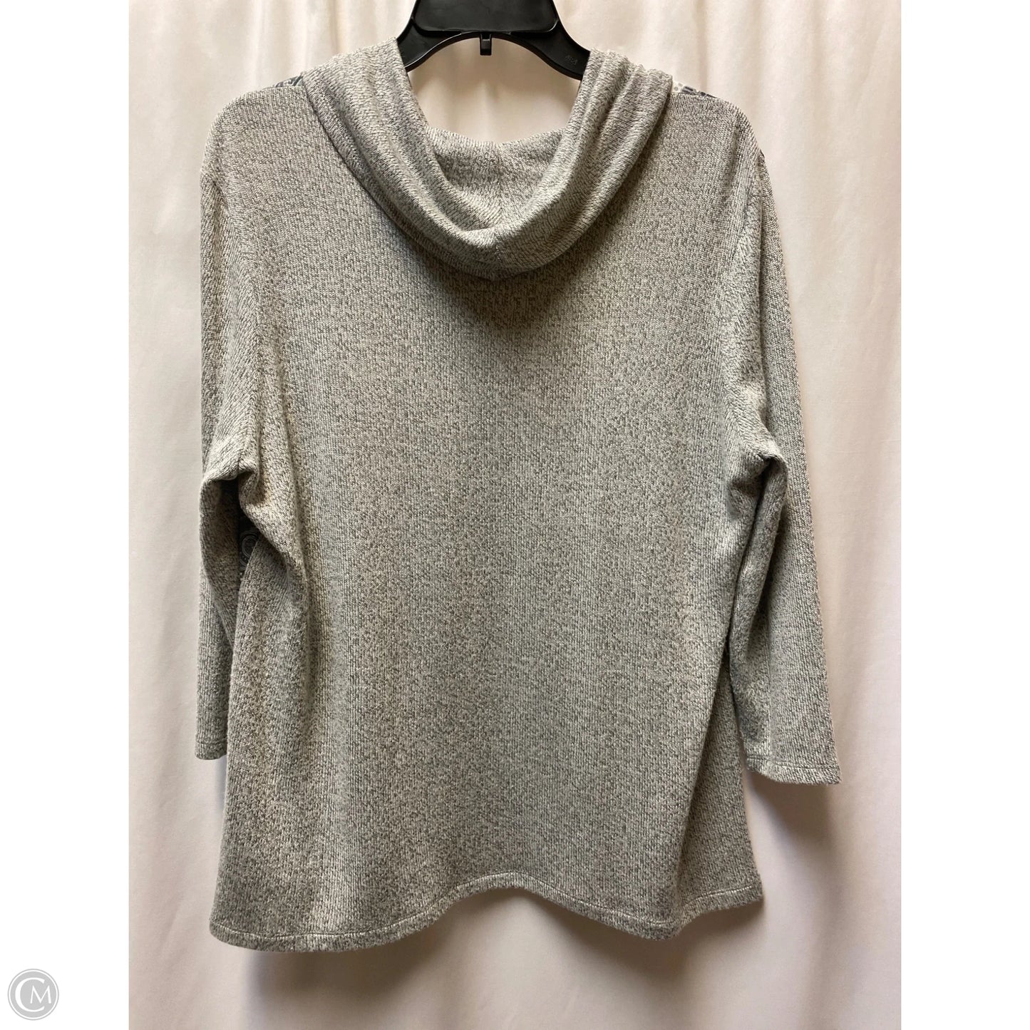 Top Long Sleeve By Ruby Rd In Grey, Size: Lp