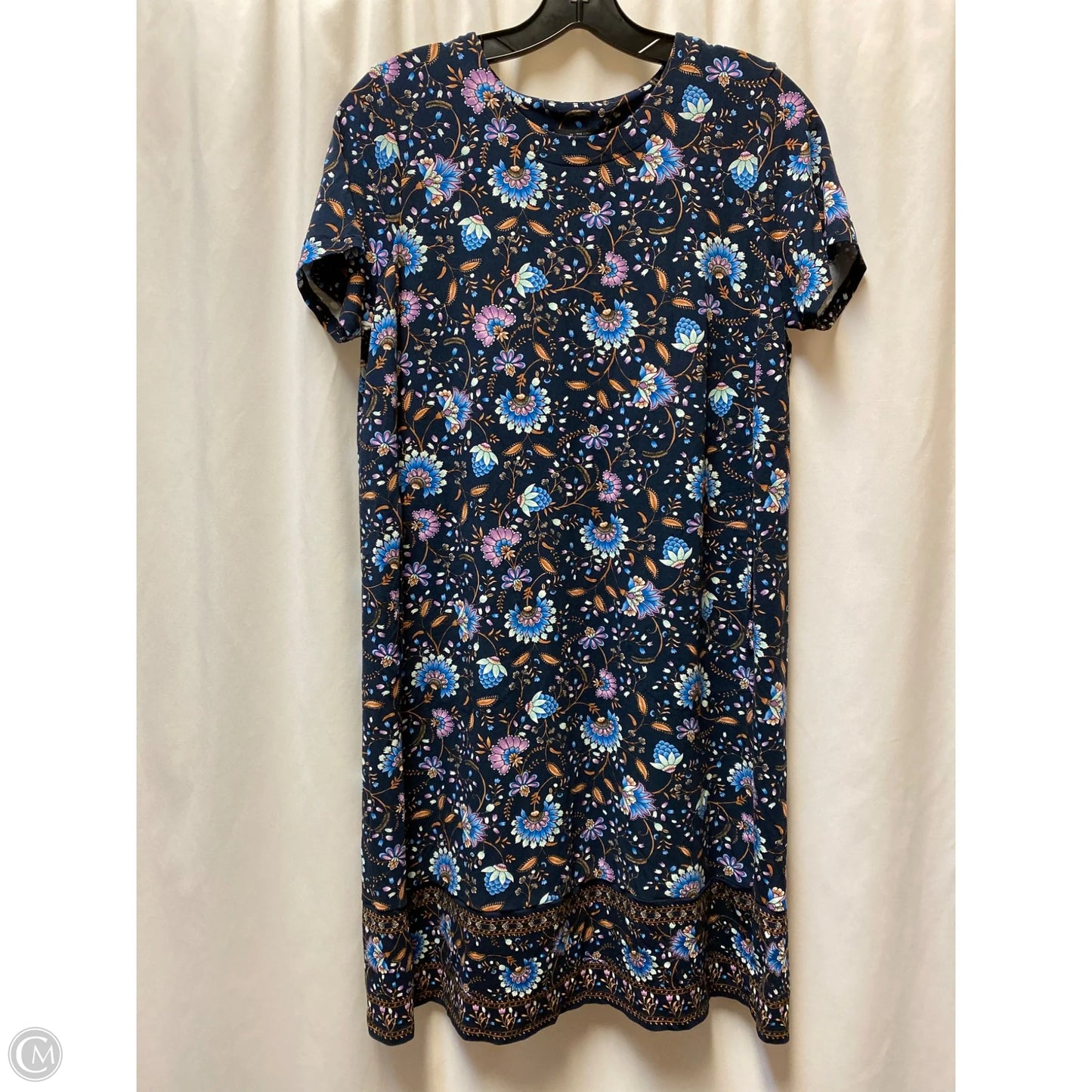 Dress Casual Midi By J. Jill In Navy, Size: Sp