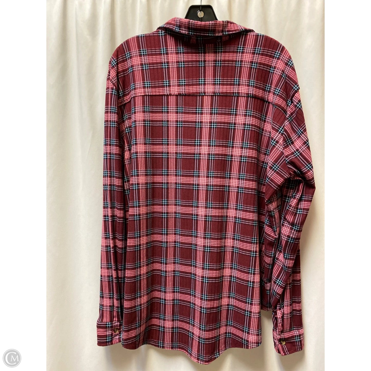 Top Long Sleeve By Clothes Mentor In Pink, Size: Xl