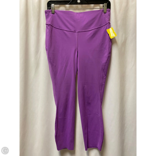 Athletic Capris By Lululemon In Purple, Size: 10