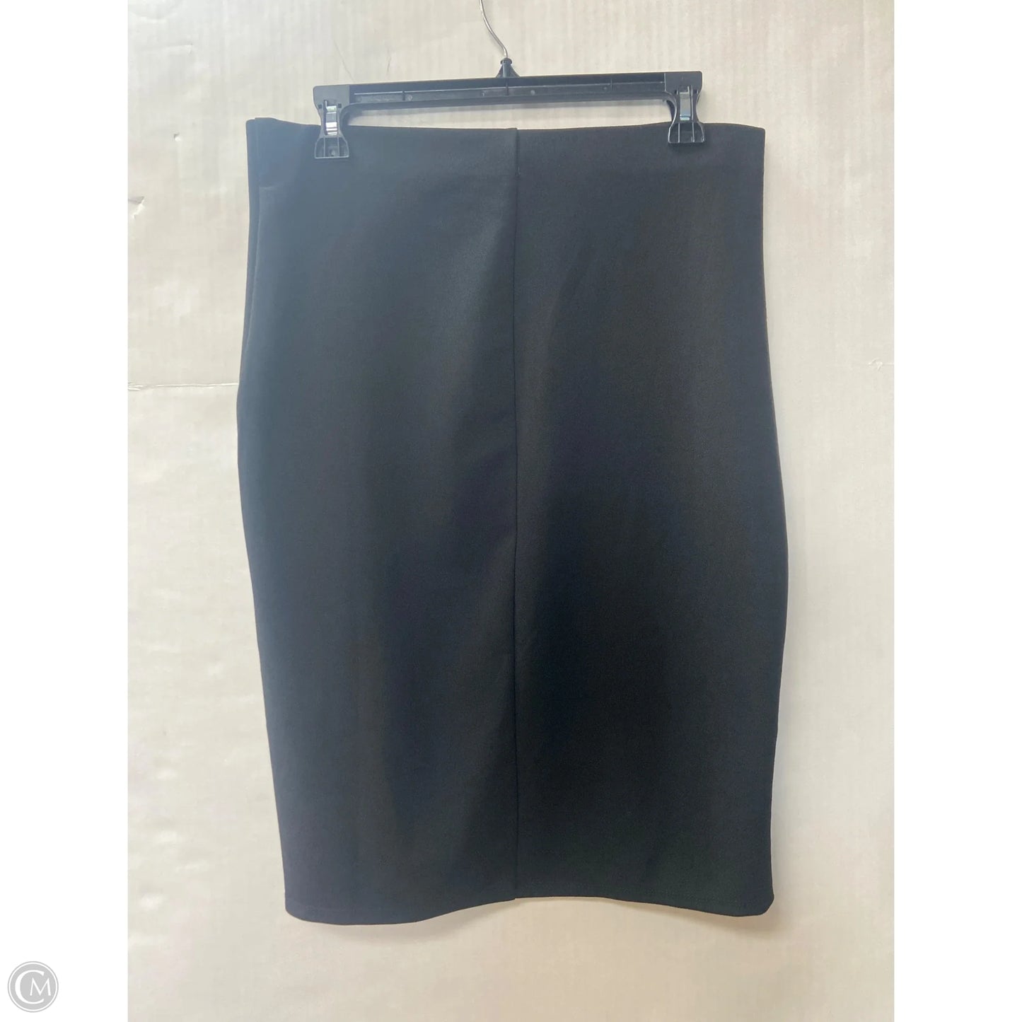 Skirt Midi By Haute Monde In Black, Size: L
