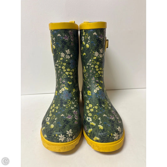 Boots Rain By Clothes Mentor In Green, Size: 9