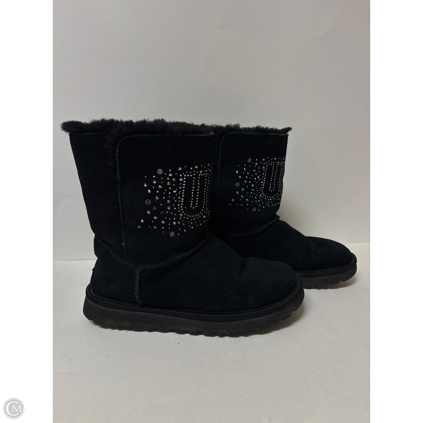 Boots Designer By Ugg In Black, Size: 6
