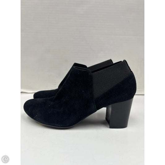 Boots Ankle Heels By Vaneli In Black, Size: 7
