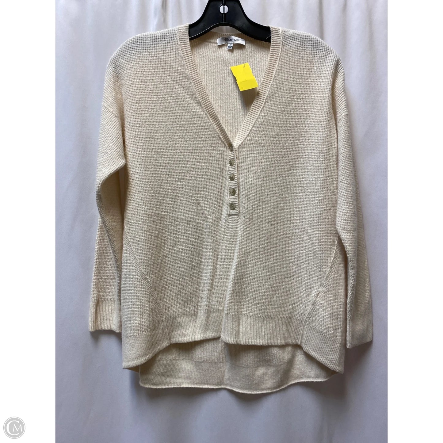 Sweater By Madewell In Cream, Size: Xs