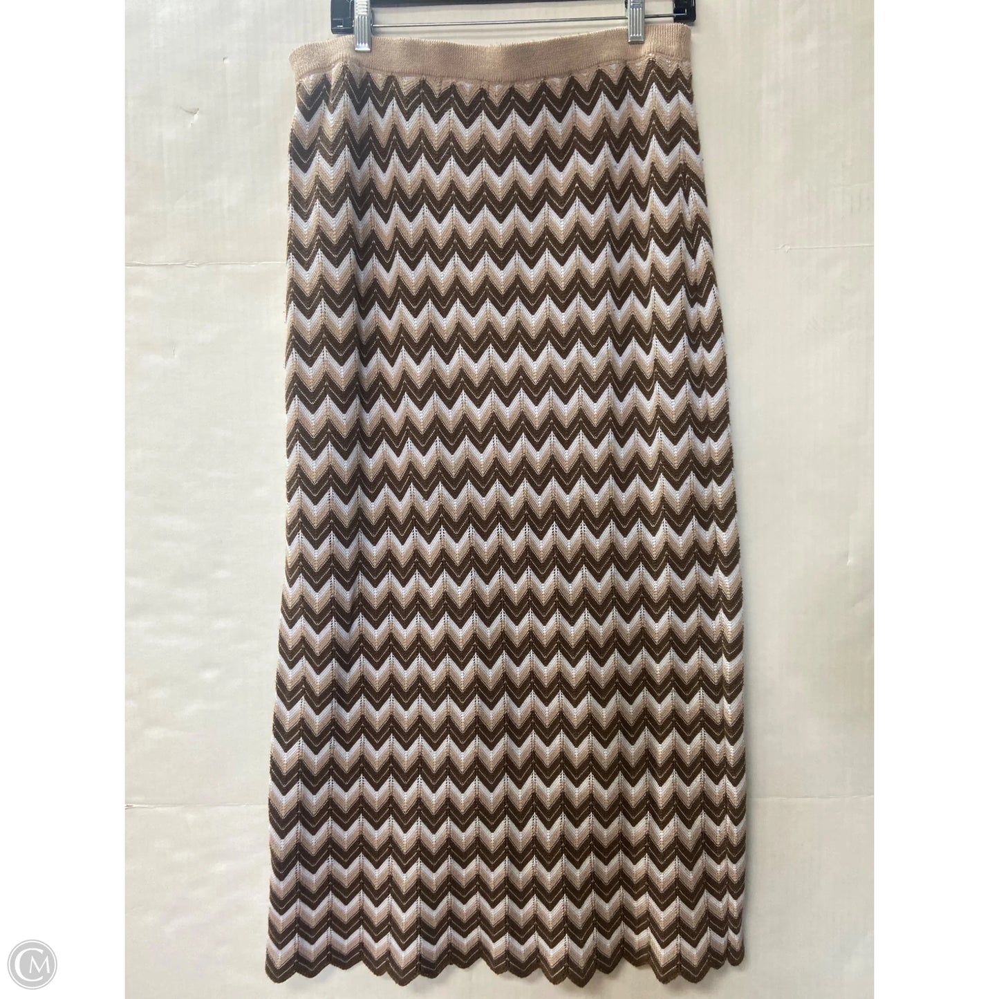 Skirt Maxi By Clothes Mentor In Brown, Size: Xl
