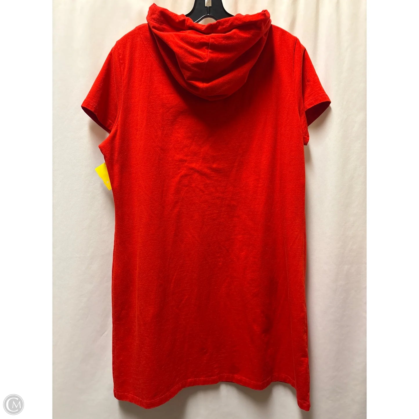 Dress Casual Midi By Calvin Klein In Red, Size: Xl