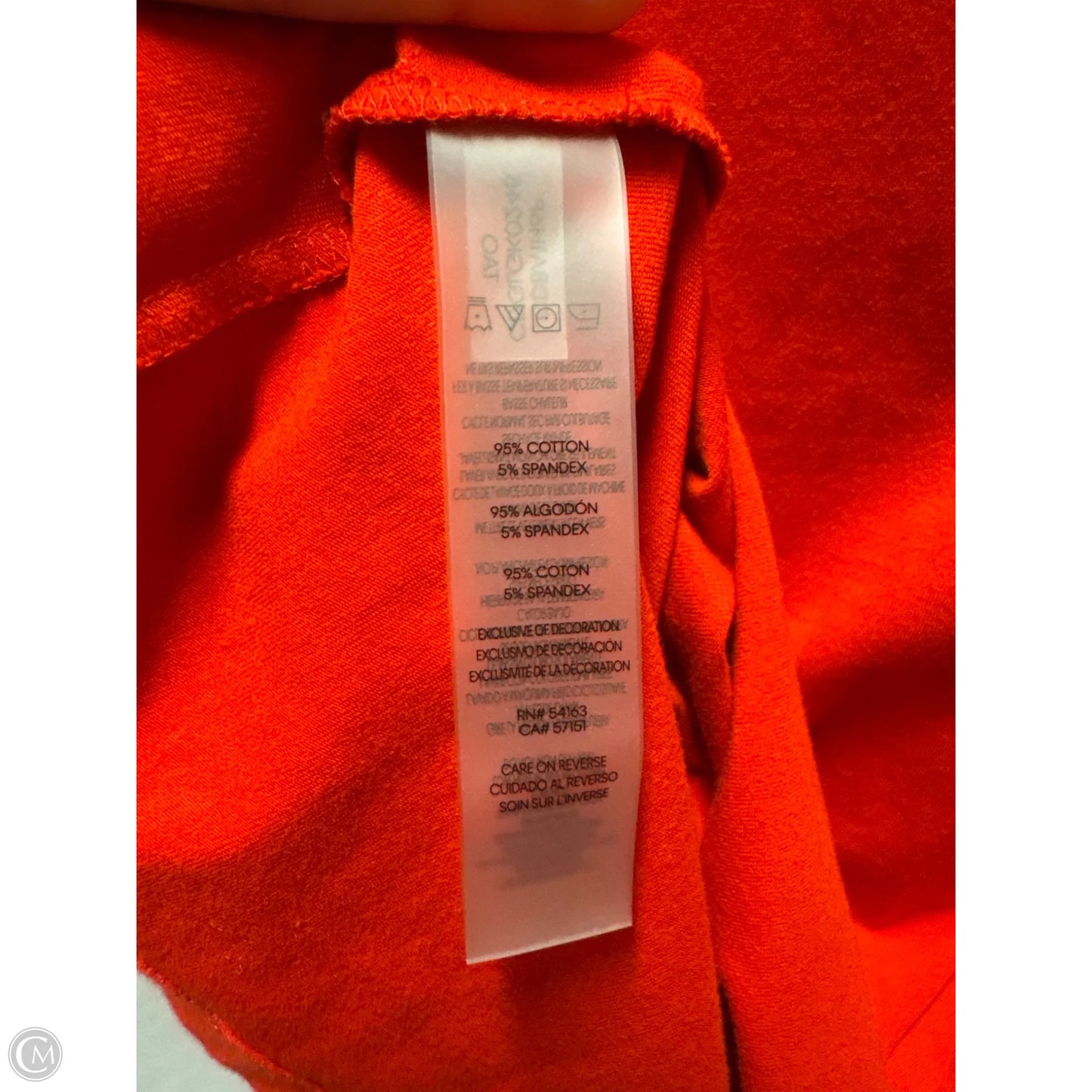 Dress Casual Midi By Calvin Klein In Red, Size: Xl