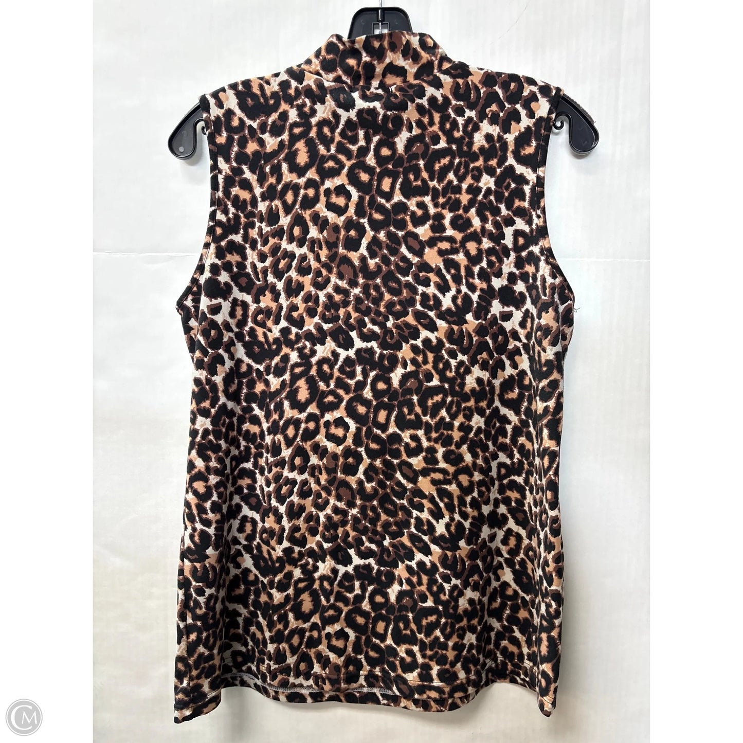 Top Sleeveless By Clothes Mentor In Animal Print, Size: M