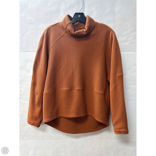 Sweatshirt Collar By Clothes Mentor In Copper, Size: Xs