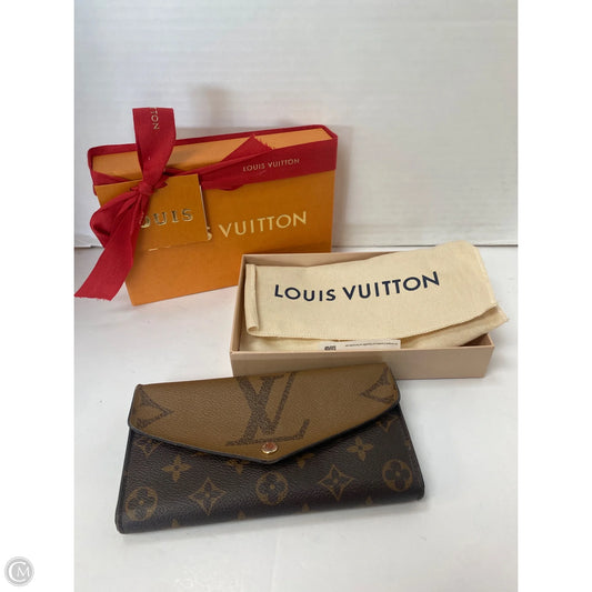 Wallet Luxury Designer By Louis Vuitton, Size: Large