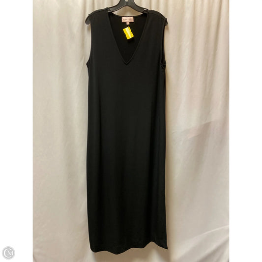 Dress Casual Maxi By Chicos In Black, Size: L