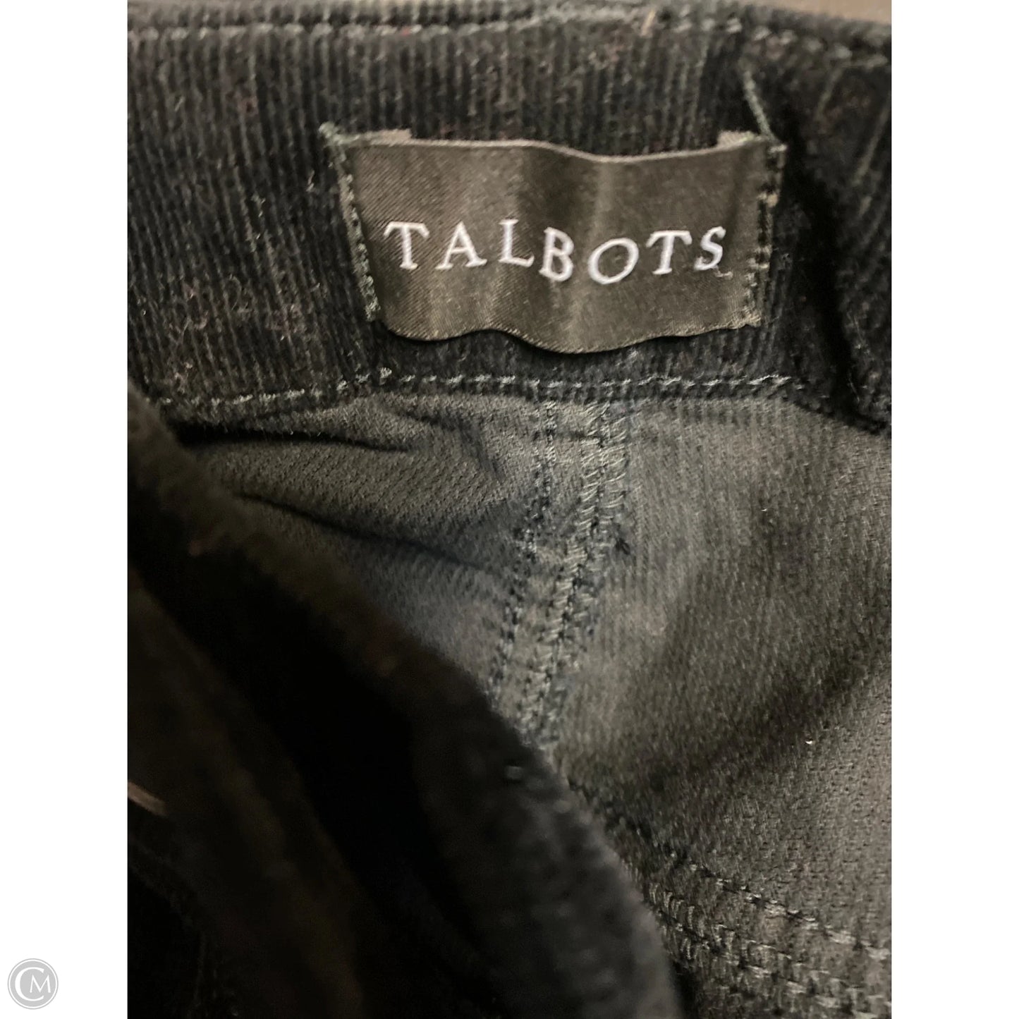 Pants Corduroy By Talbots In Black, Size: 8