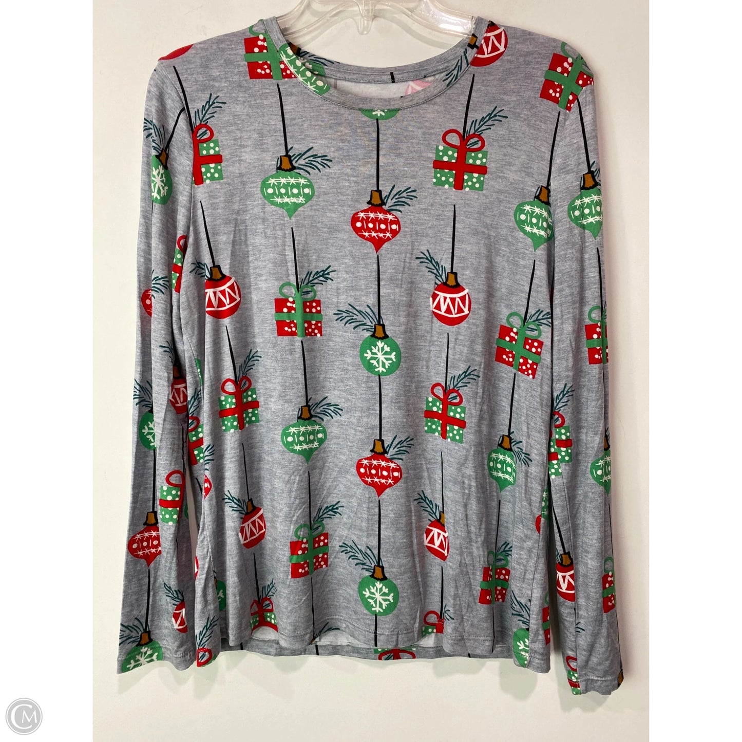 Top Long Sleeve By Clothes Mentor In Grey, Size: M