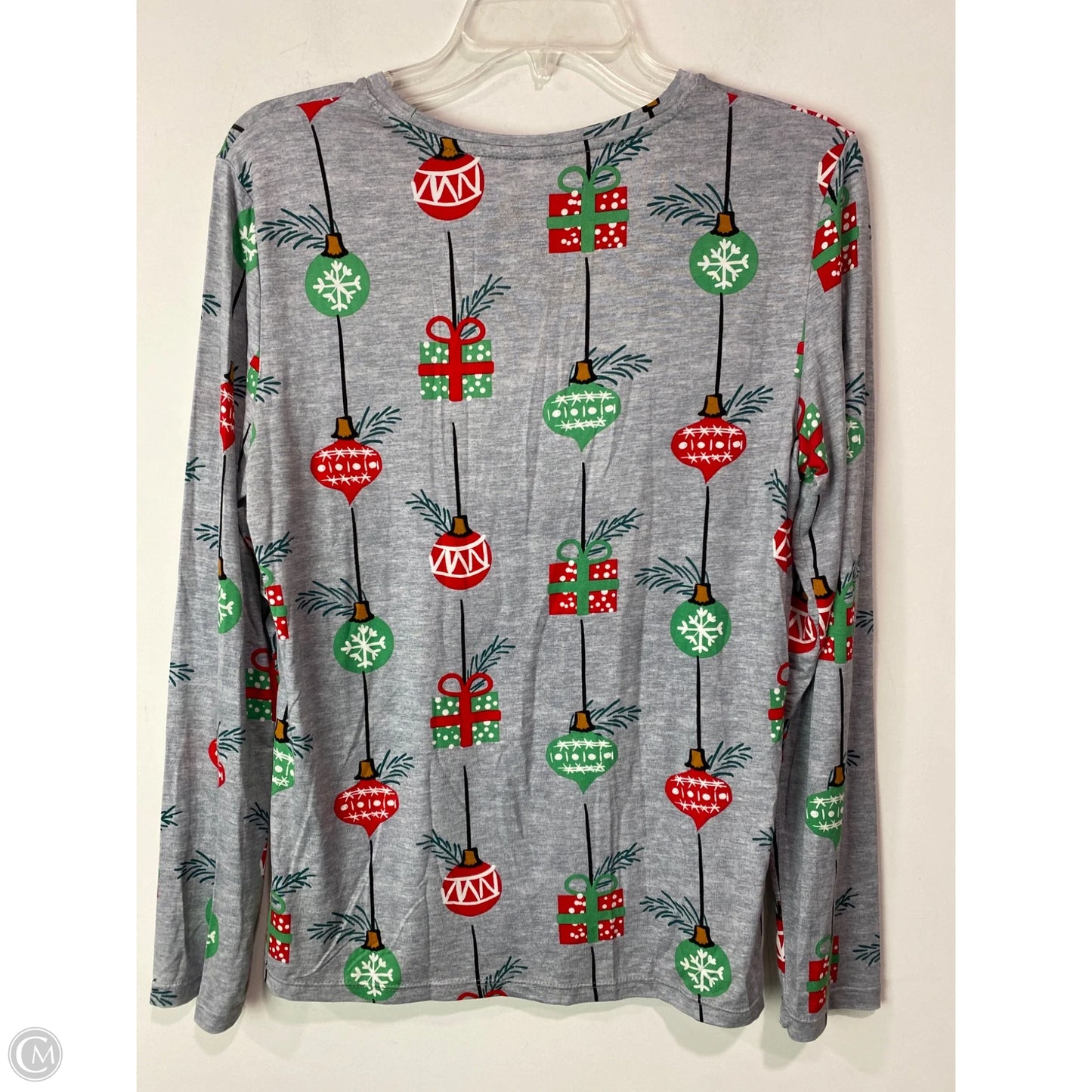 Top Long Sleeve By Clothes Mentor In Grey, Size: M