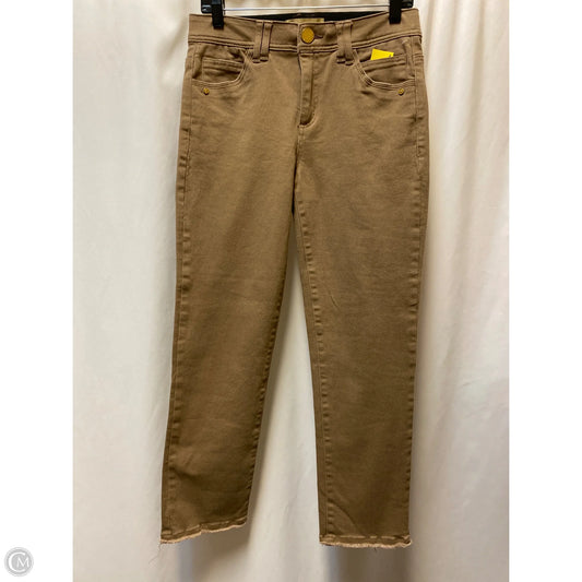 Jeans Straight By Democracy In Brown Denim, Size: 6