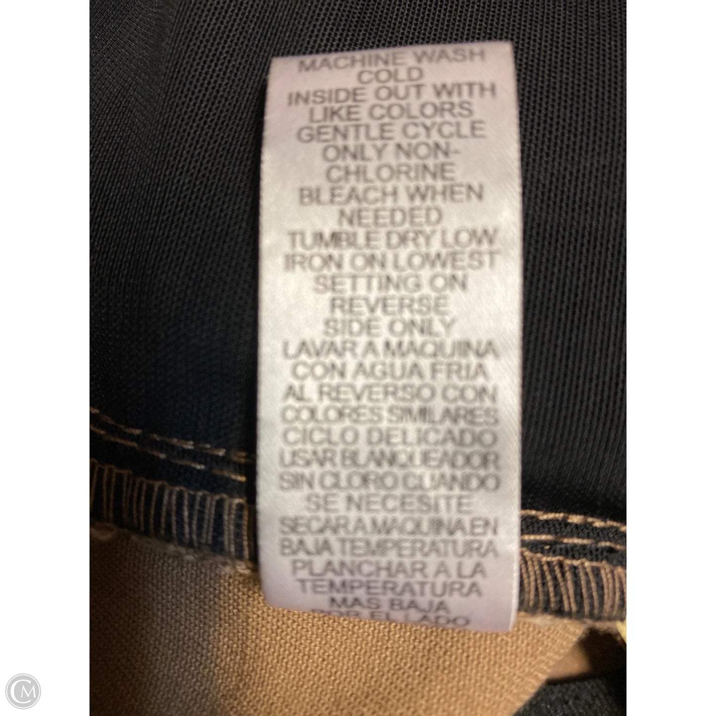 Jeans Straight By Democracy In Brown Denim, Size: 6