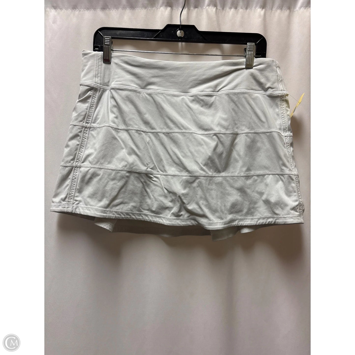 Athletic Skort By Lululemon In White, Size: 10