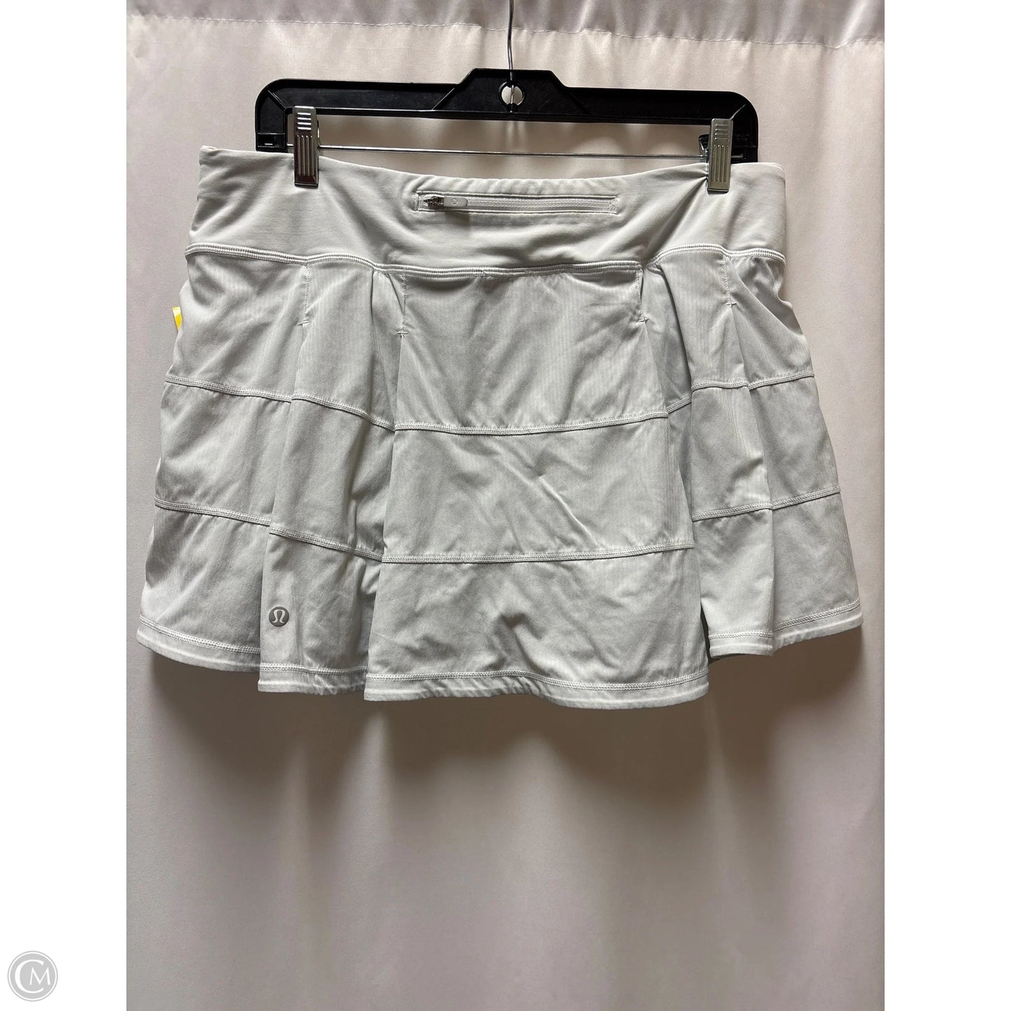 Athletic Skort By Lululemon In White, Size: 10