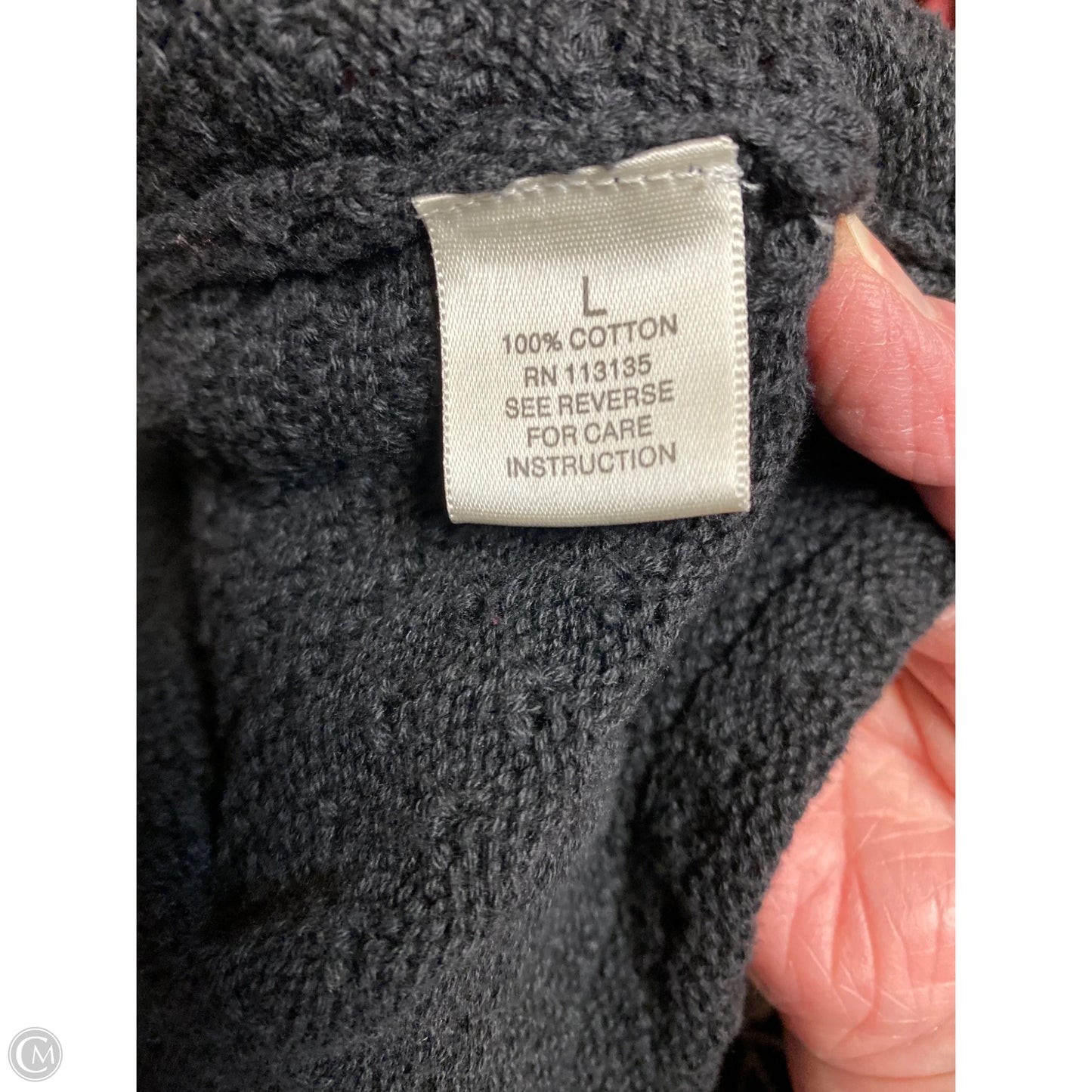 Cardigan By Leo And Nicole In Black, Size: L