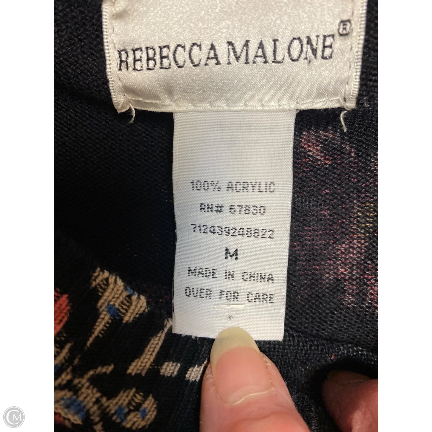 Sweater By Rebecca Malone In Navy, Size: M