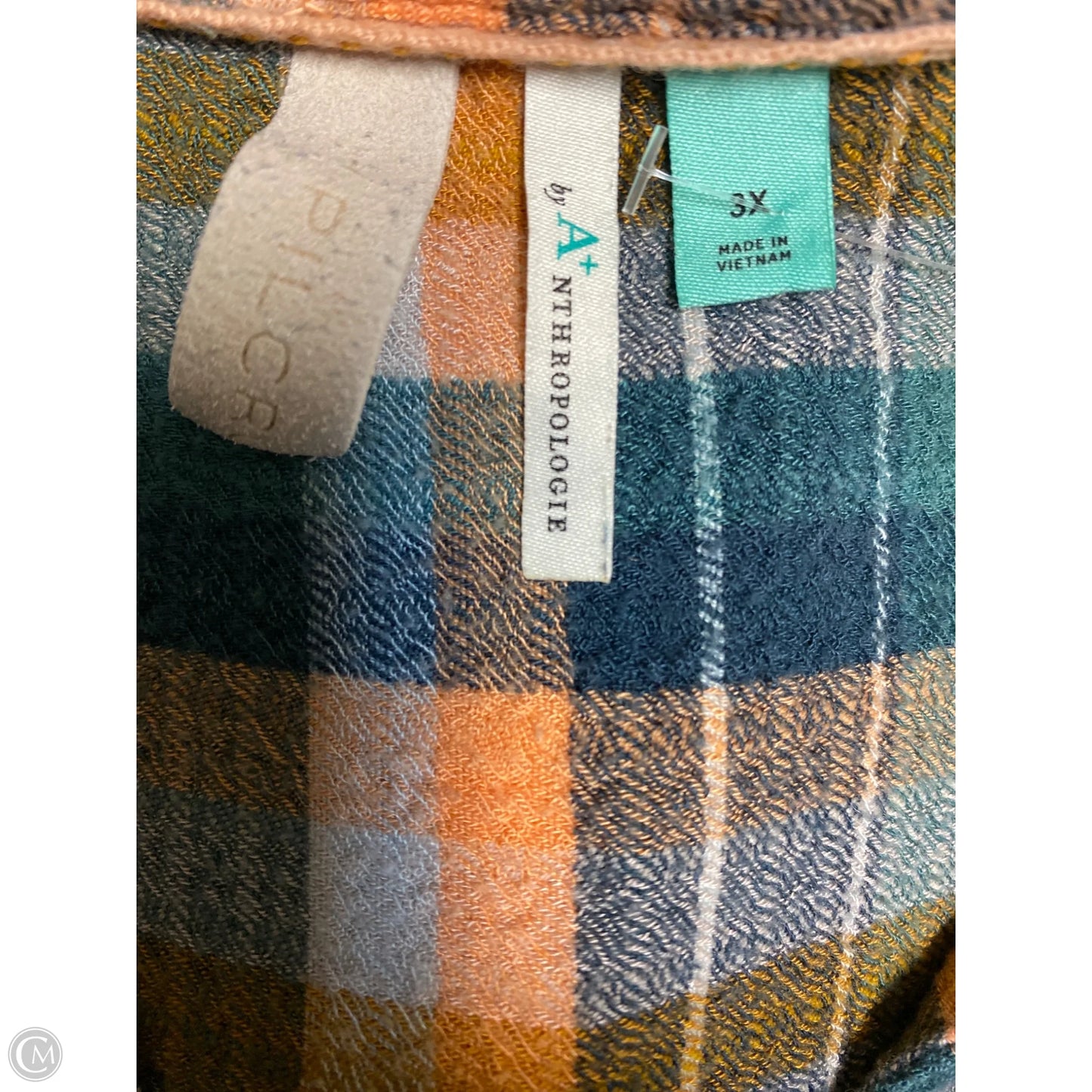 Top Long Sleeve By Pilcro In Peach, Size: 3x