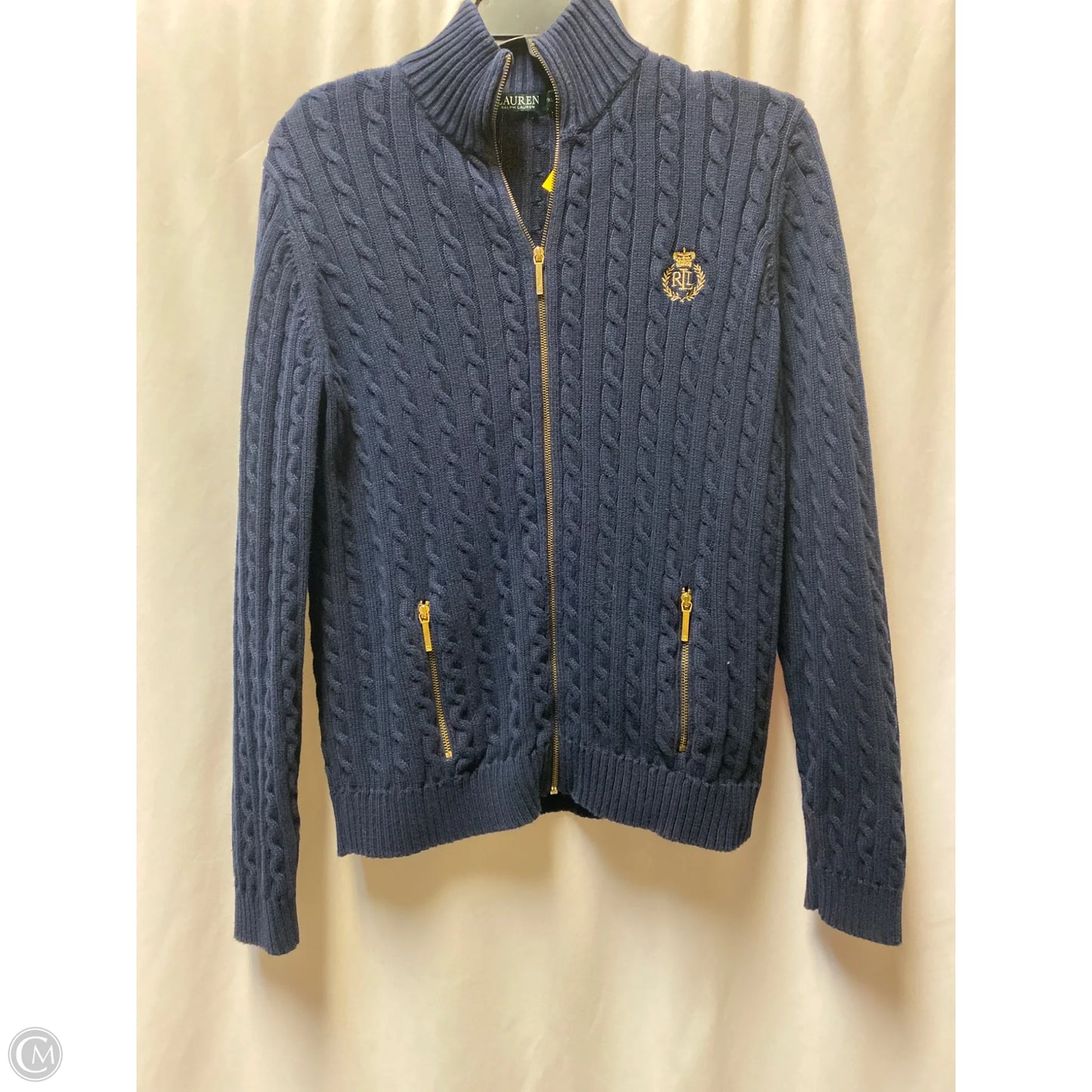Sweater By Ralph Lauren In Navy, Size: Xlp
