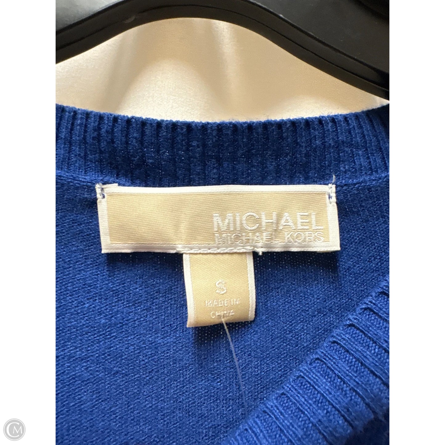 Dress Casual Midi By Michael By Michael Kors In Blue, Size: S
