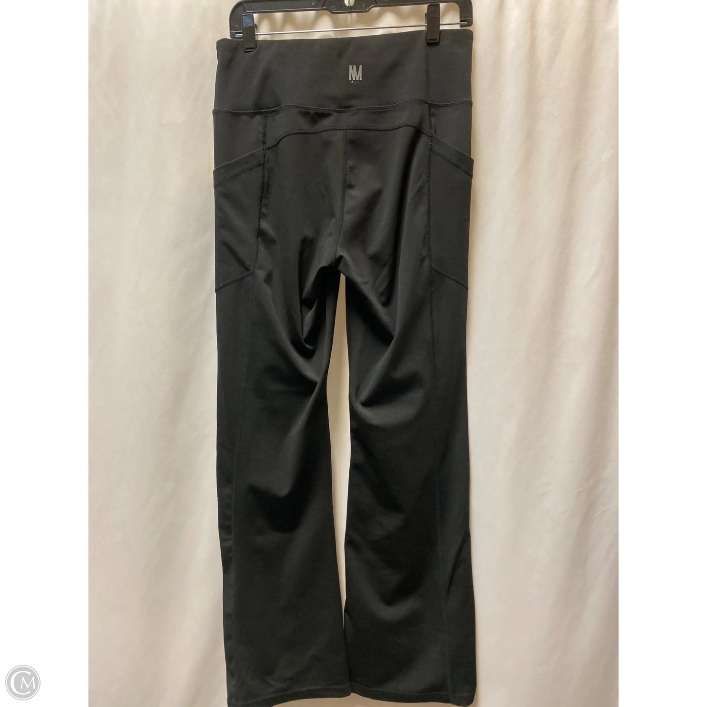 Athletic Leggings By Nicole By Nicole Miller In Black, Size: L