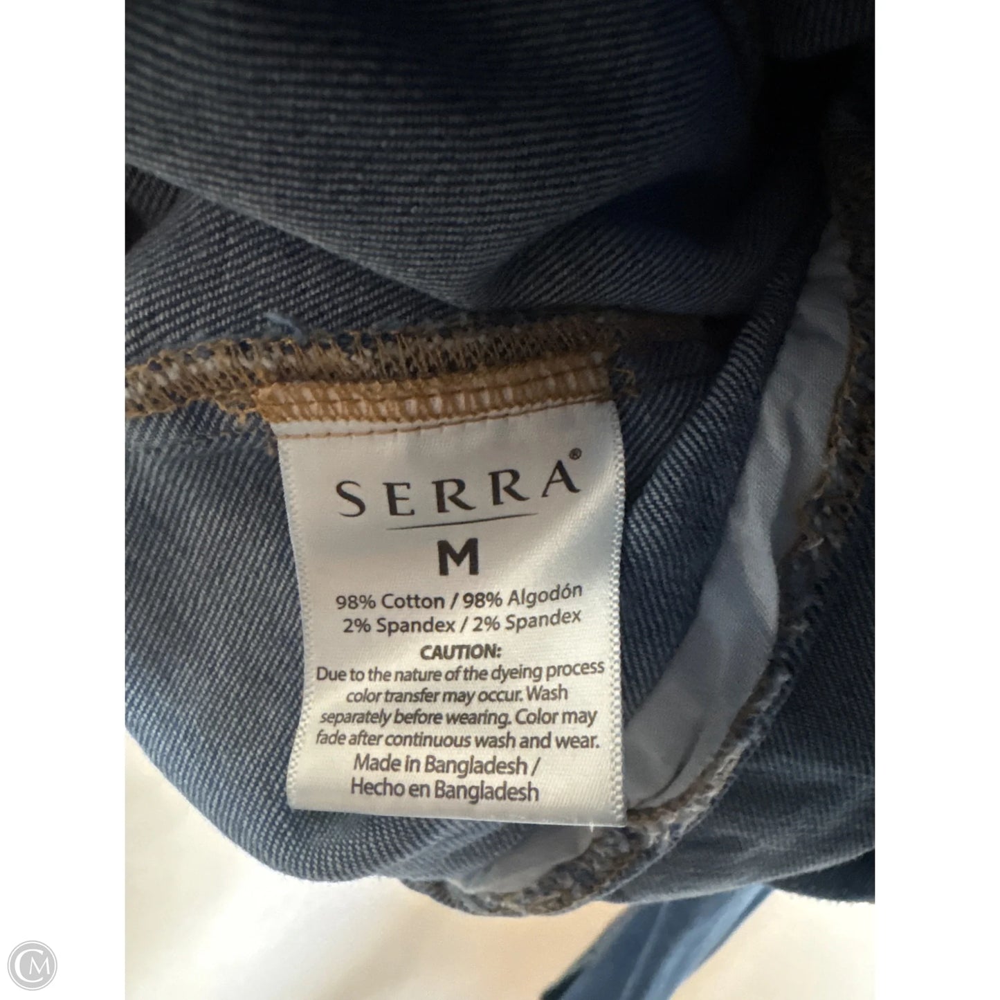 Jacket Denim By Serra In Blue Denim, Size: M