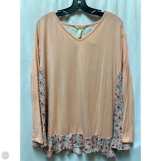 Top Long Sleeve By Matilda Jane In Pink, Size: S