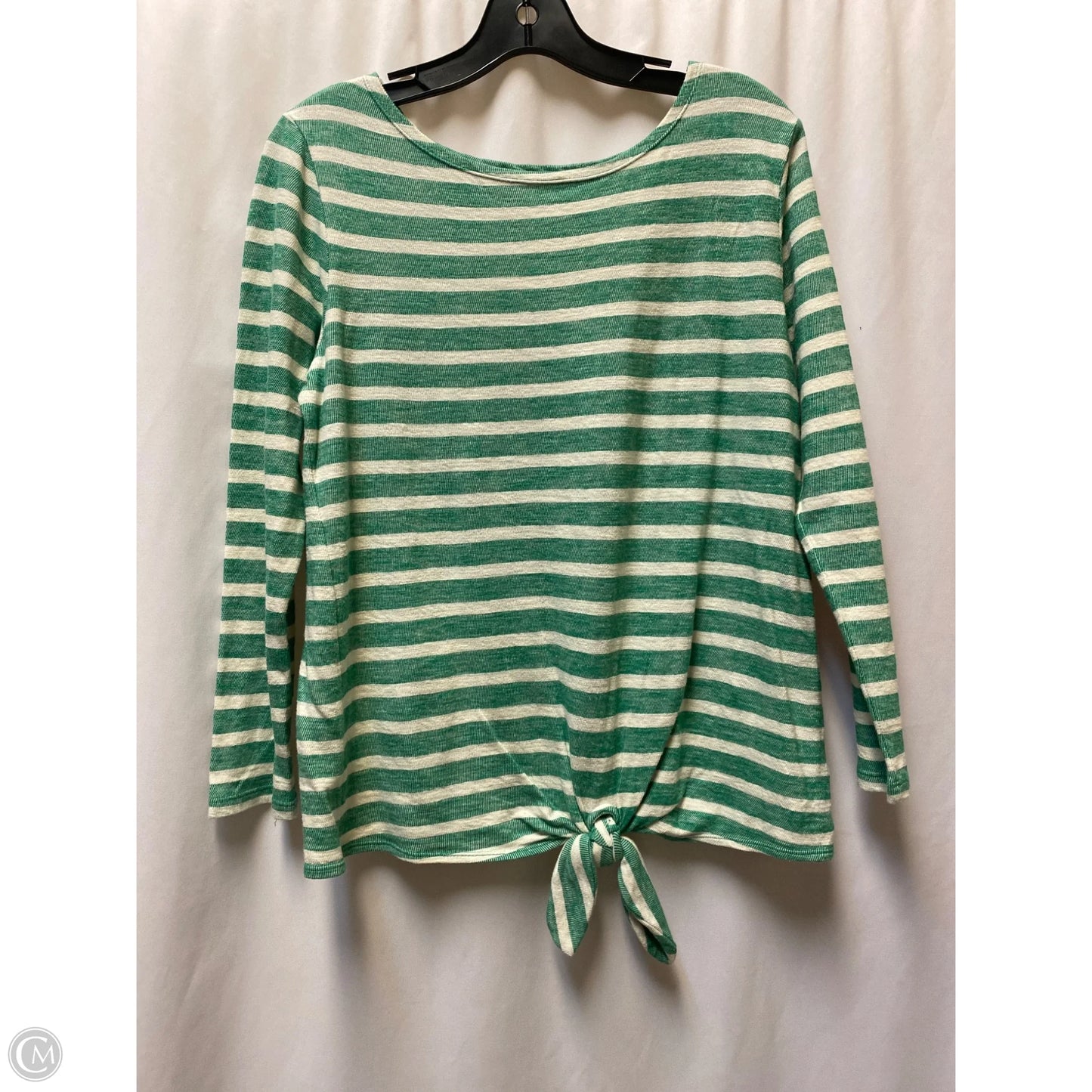 Top Long Sleeve By Old Navy In Green, Size: M