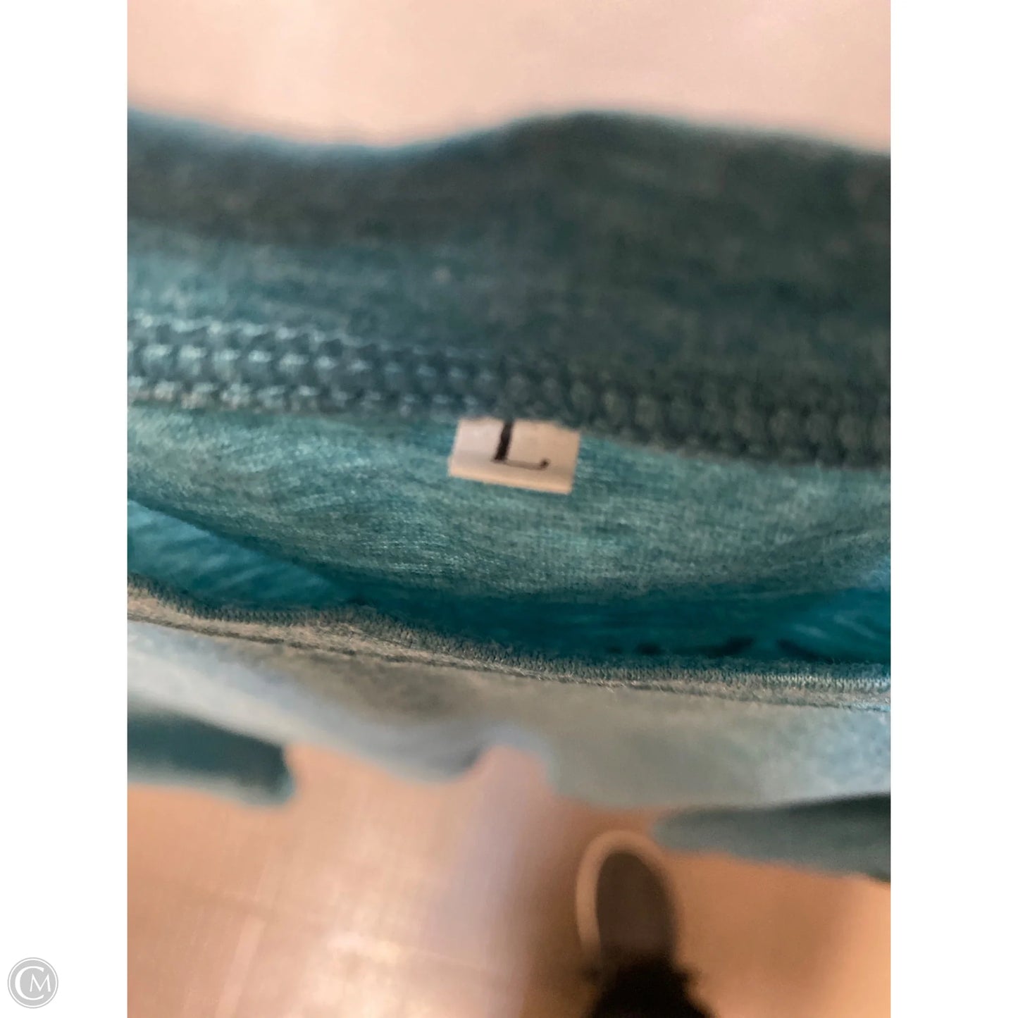 Top Long Sleeve By Clothes Mentor In Teal, Size: L