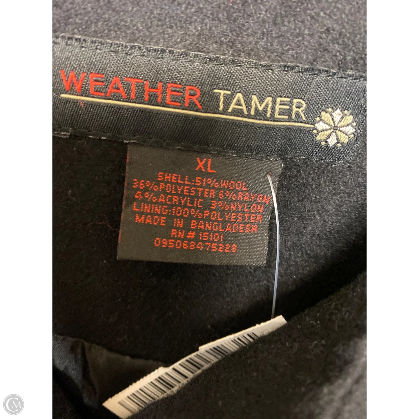 Coat Other By Clothes Mentor In Black, Size: Xl