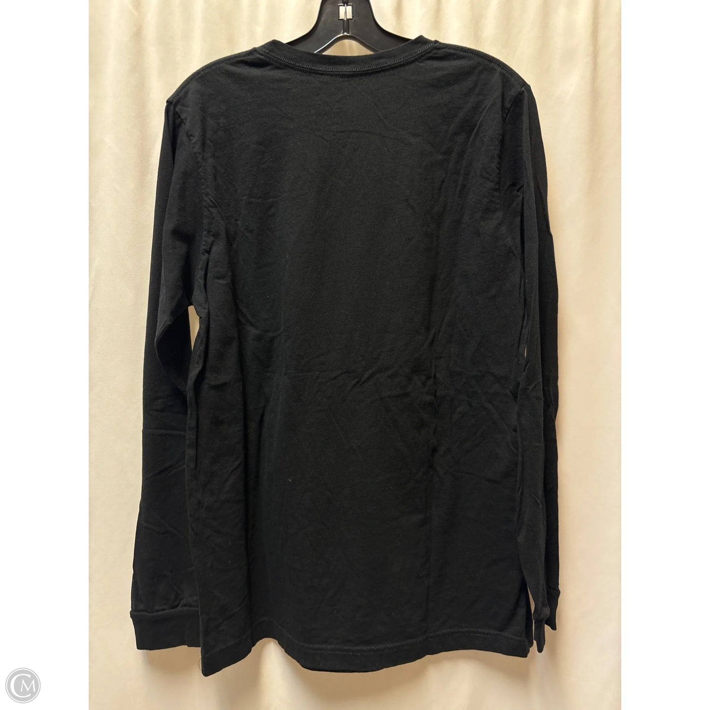 Top Long Sleeve By Clothes Mentor In Black, Size: M