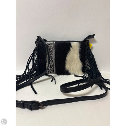 Crossbody Leather By Shyanne, Size: Small
