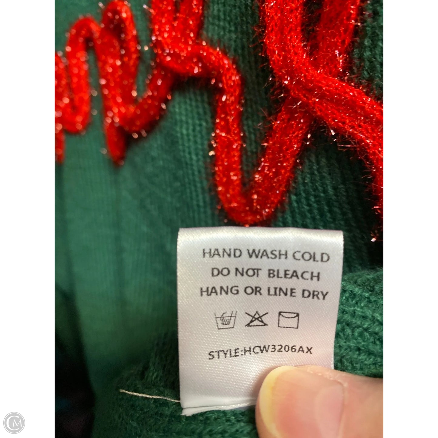 Sweater By Haptics In Green, Size: 2x