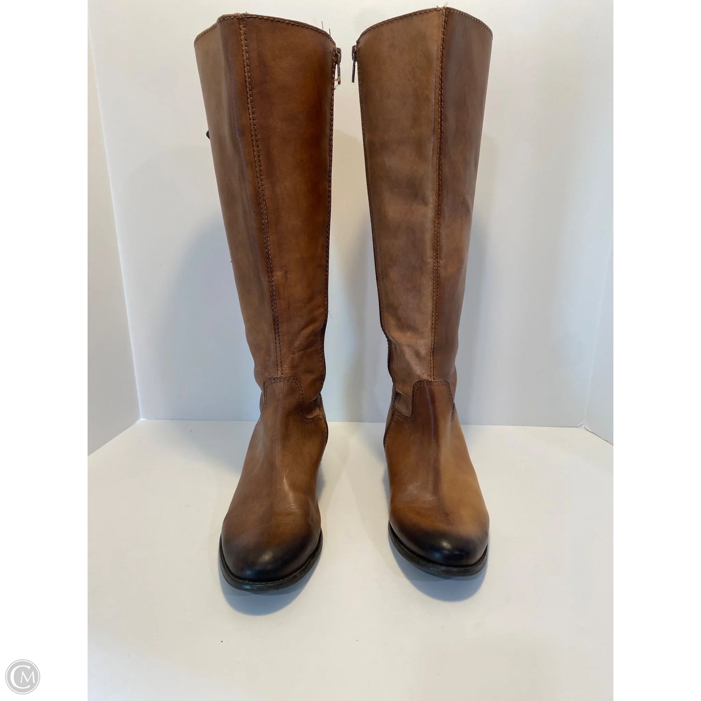 Boots Knee Flats By Arturo Chiang In Brown, Size: 9