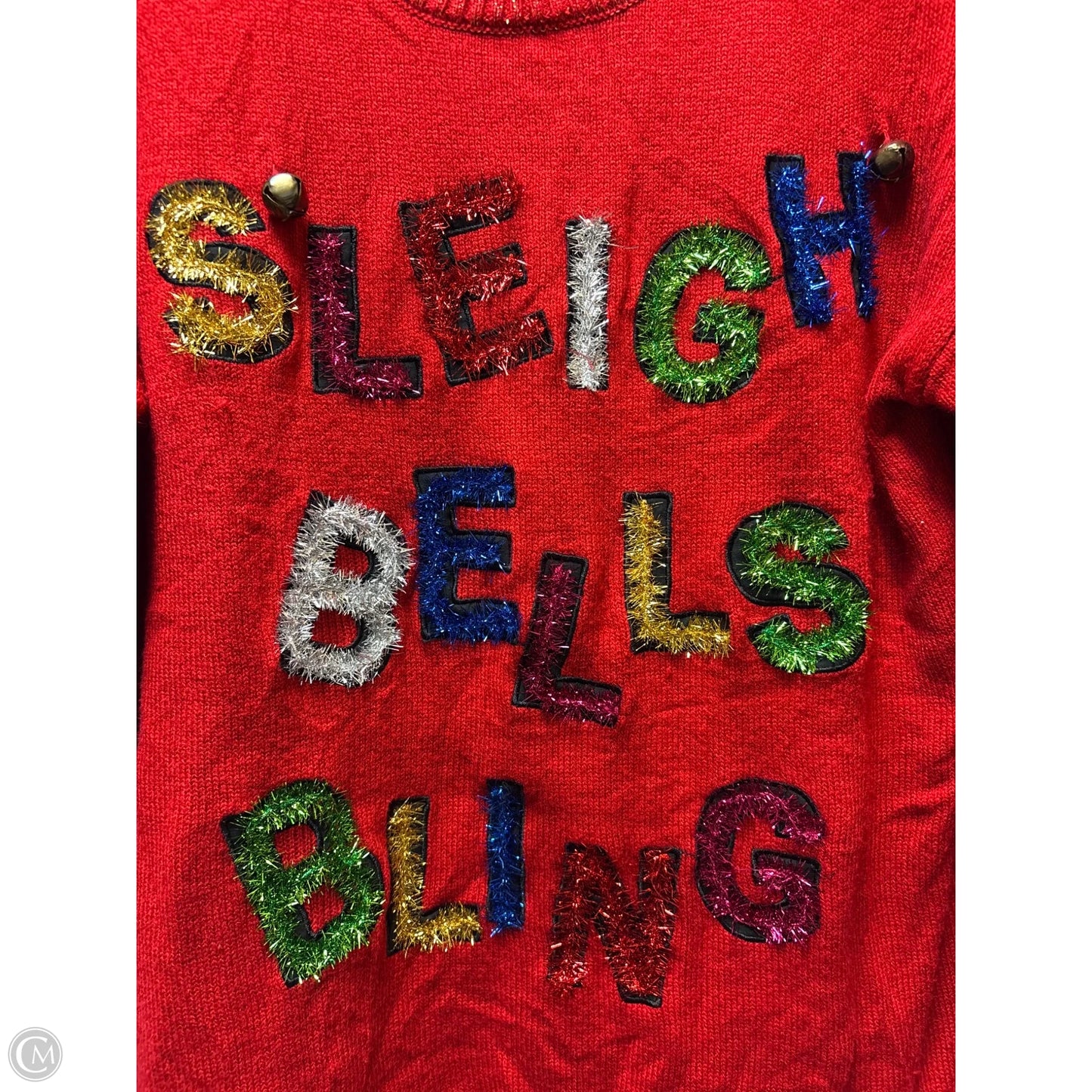 Sweater By Poof In Red, Size: L