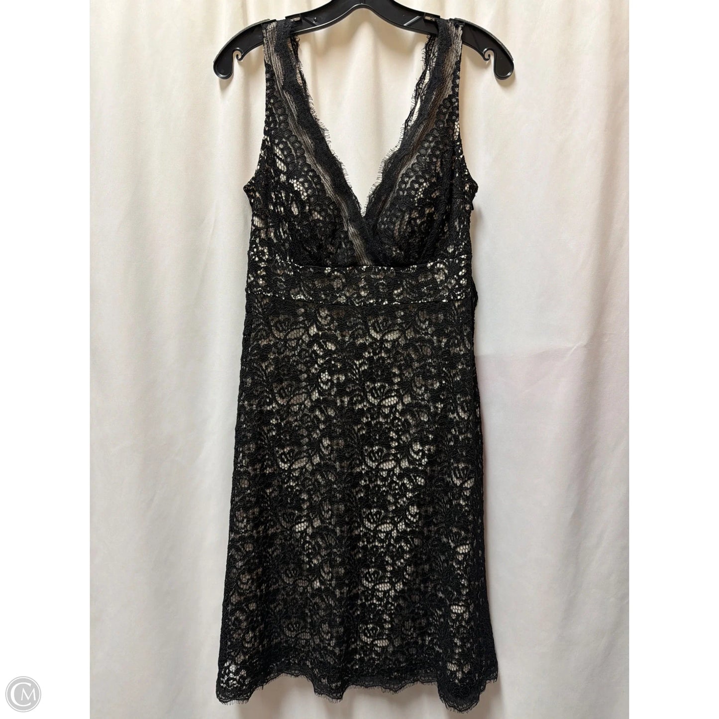 Dress Casual Midi By White House Black Market In Black, Size: M