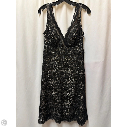 Dress Casual Midi By White House Black Market In Black, Size: M