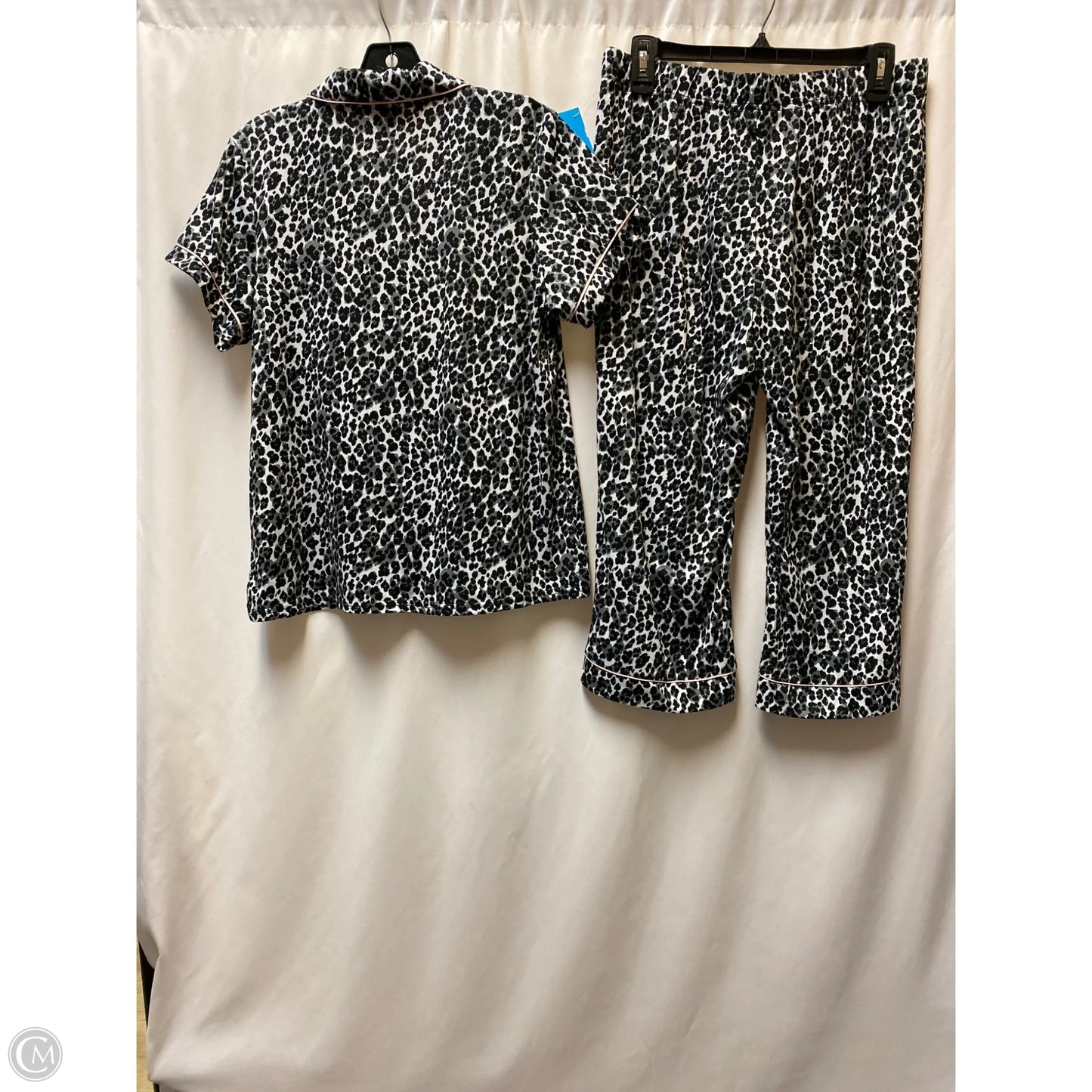 Pajamas 2pc By Tahari In Animal Print, Size: M