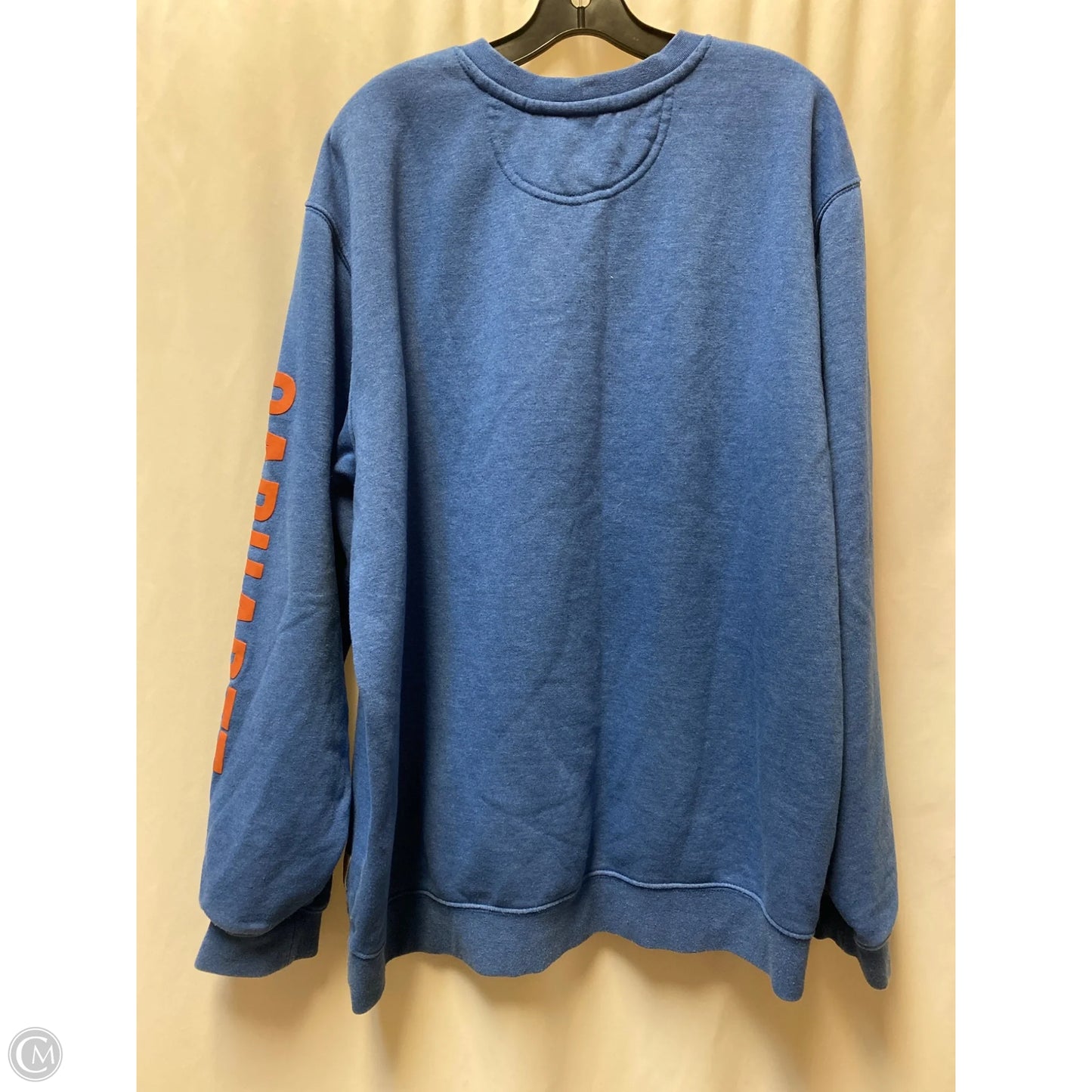 Sweatshirt Crewneck By Carhartt In Blue, Size: Xl