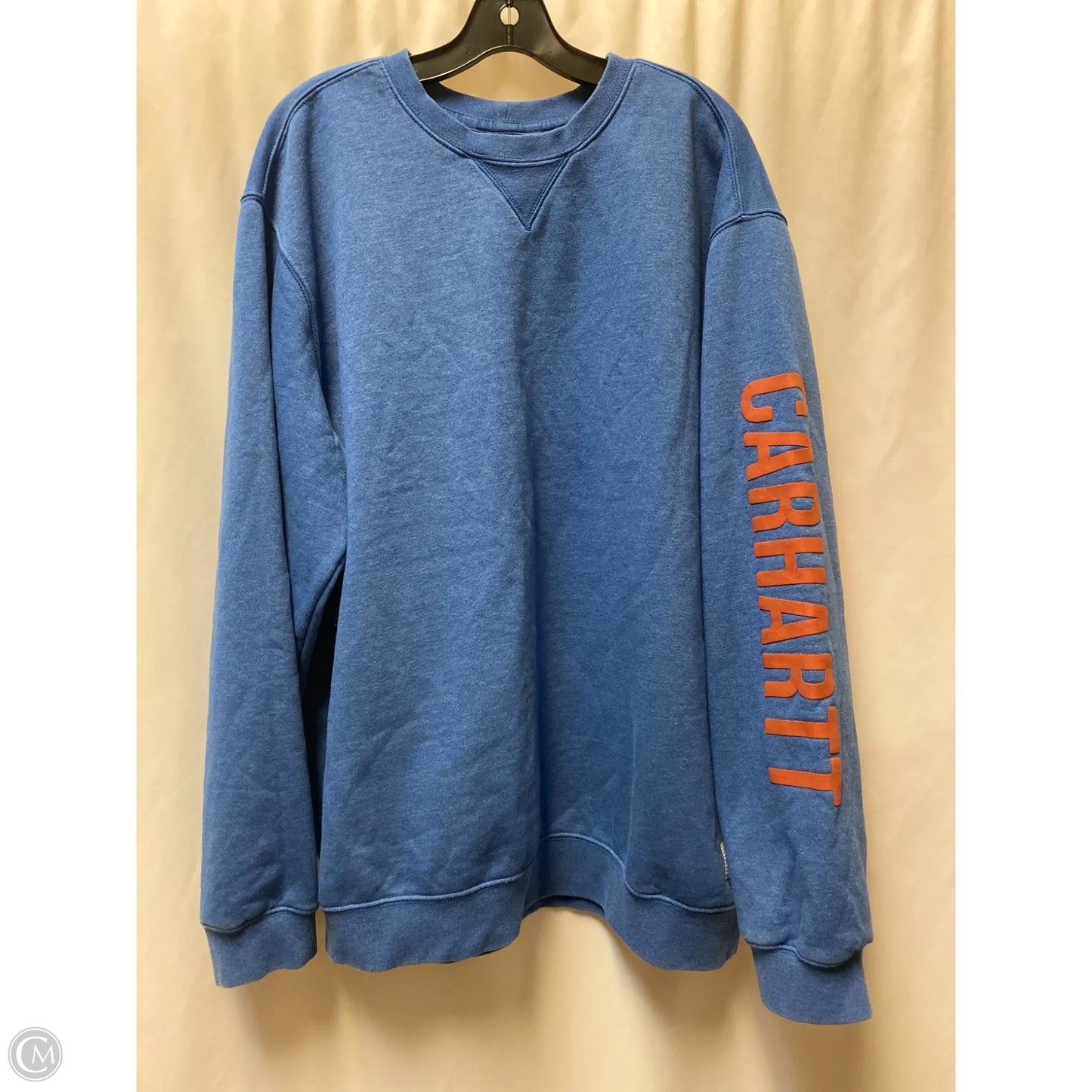 Sweatshirt Crewneck By Carhartt In Blue, Size: Xl