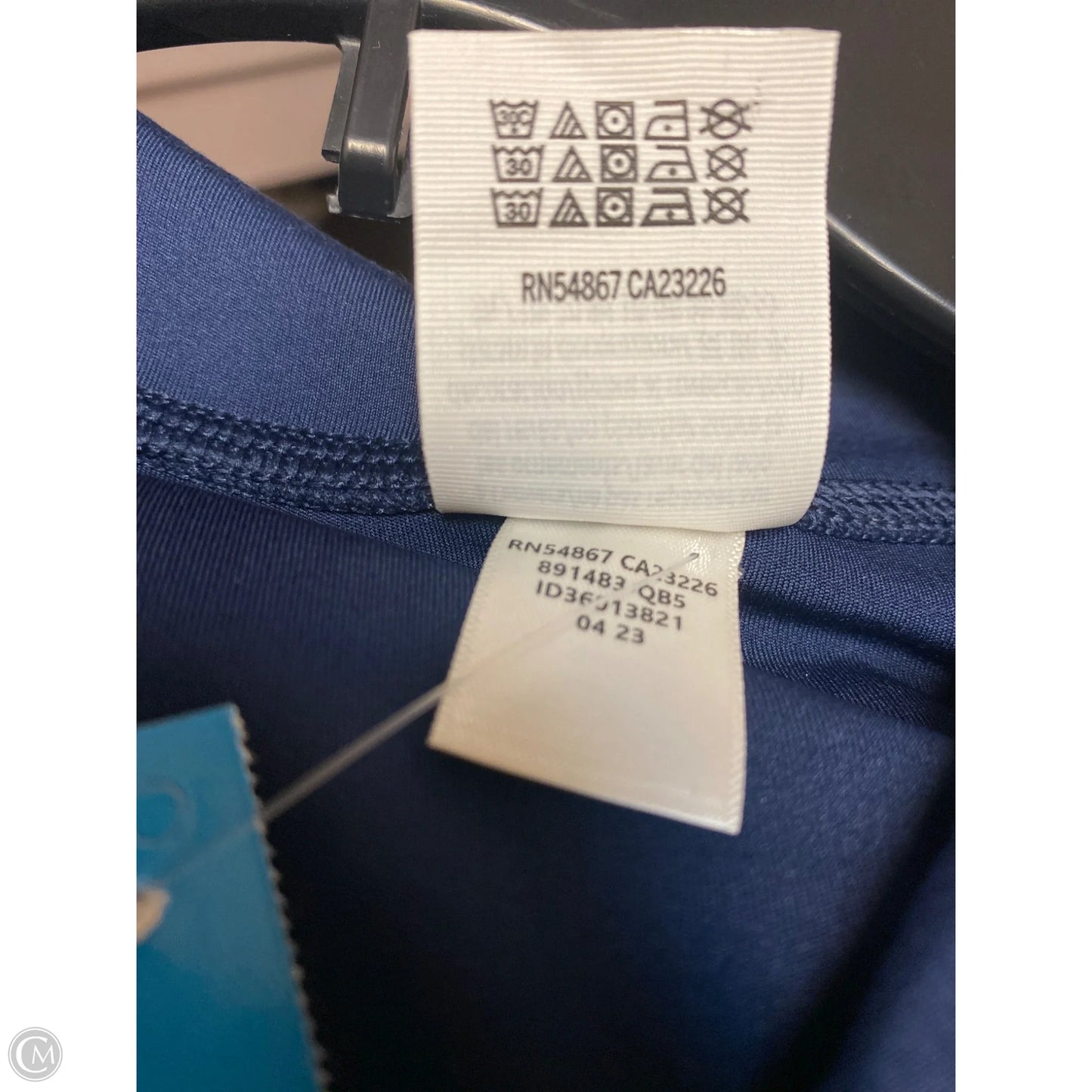 Athletic Jacket By Pink In Navy, Size: Xl