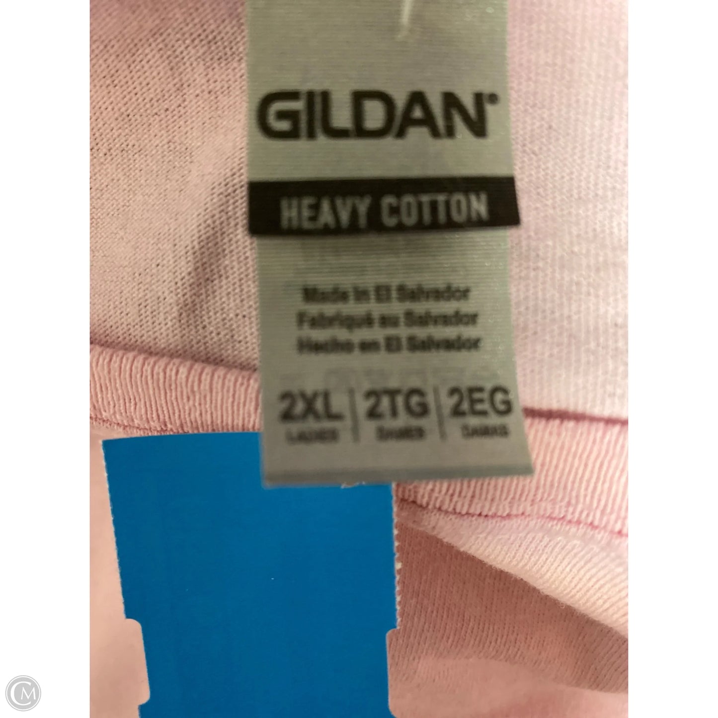 Top Short Sleeve By Dan Howard In Pink, Size: 2x