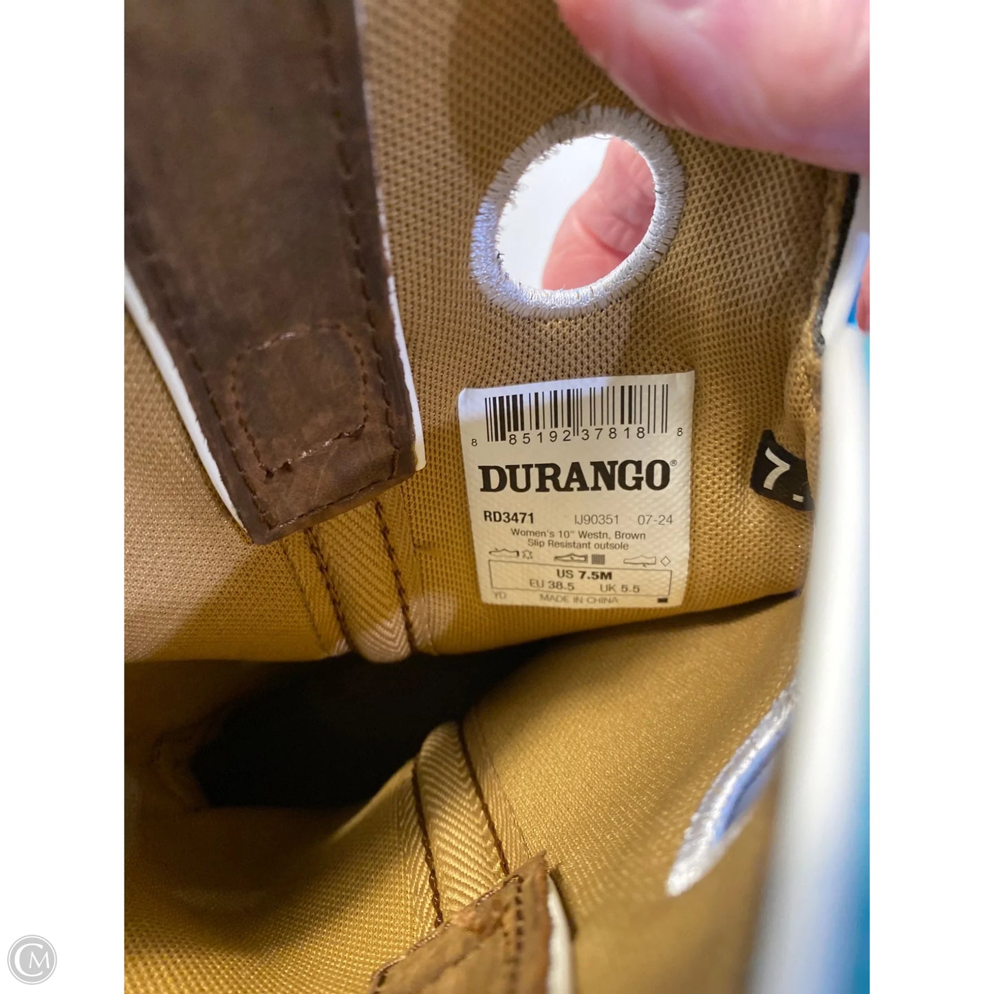 Boots Western By Durango In Brown, Size: 7.5