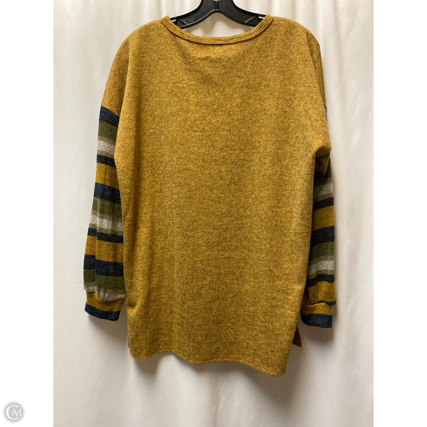 Top Long Sleeve By First Love In Yellow, Size: M